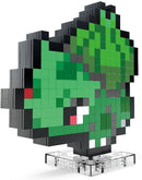 MEGA Pokémon, Blocos de Montar Bulbasaur Estilo Retrô Pixelado com 374 peças, 15 cm de Altura, A Partir de 13 Anos