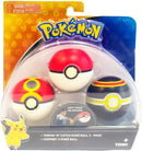 Pokémon Pokebola Pacote com 1 bolinha e 1 personagem - 1 (UM) PACOTE SORTIDO SEM OPÇÃO DE ESCOLHA DAS CORES