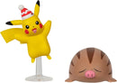 Pokemon Battle Figure 2 Pack (Holiday Pikachu