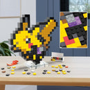 MEGA Pokémon, Blocos de Montar Pikachú Estilo Retrô Pixelado com 400 peças, 16 cm de Altura, A Partir de 13 Anos