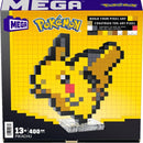 MEGA Pokémon, Blocos de Montar Pikachú Estilo Retrô Pixelado com 400 peças, 16 cm de Altura, A Partir de 13 Anos