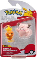Pokémon Mini Figuras Torchic e Clefairy - Sunny