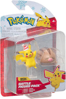 Pokemon Battle Figure 2 Pack (Holiday Pikachu