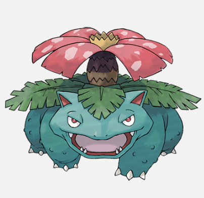 A História de Venusaur: O Poderoso Pokémon de Kanto