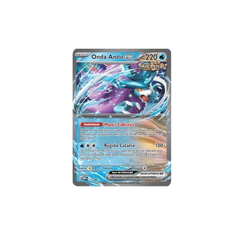 Cartas Pokémon TGC Lata Cards Batalha Paradoxal - Copag (Onda Ando EX)