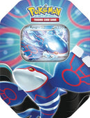 Pokémon TCG: Azure Legends Tin – Kyogre ex (4 pacotes de reforço e 1 cartão promocional folha)