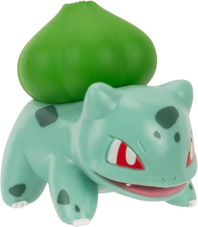 Pokémon Clip 'N' Go Belt Set - Includes Themed Belt and 2-Inch Bulbasaur Battle Figure with Level Ball and Nest Ball Accessories