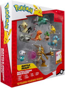PKW -Battle Figure MP 10Pk 2": Pikachu #4, Squirtle #5, Bulbasaur #5, Charmander #5, Geodude, Mimikyu, Pawniard, Bonsly, Oshawott; 4.5" Alakazam - TGT
