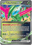 Lata Pokémon TCG Batalha Paradoxal Folhas Férreas Ex, Cor: Estampado - Copag