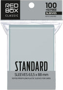 Sleeve Classic: STANDARD 63,5x88mm, Redbox, Plástico para Proteção de Cartas
