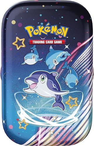 Pokémon TCG: Escarlate e Violeta — Mini Lata Paldean Fates – Finizen (2 Pacotes Booster, 1 Adesivo e 1 Cartão de Arte)