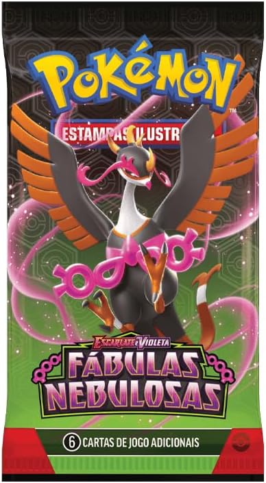 Pokémon,Combo De Booster Escarla e Violeta 6.5 Fabulas Nebulosas