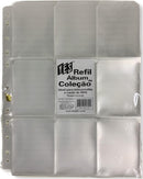 10 FOLHAS Plásticas para albuns YES - 9 bolsos (refil pacote com 10 folhas) Magic/Pokemon