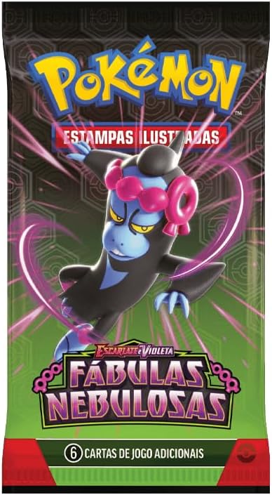 Pokémon,Combo De Booster Escarla e Violeta 6.5 Fabulas Nebulosas