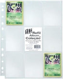 10 FOLHAS Plásticas para albuns YES - 9 bolsos (refil pacote com 10 folhas) Magic/Pokemon