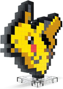MEGA Pokémon, Blocos de Montar Pikachú Estilo Retrô Pixelado com 400 peças, 16 cm de Altura, A Partir de 13 Anos