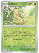 Pokemon – Leafeon 011/167 – Twilight Masquerade – Reverse Foil Card – Rev Holo