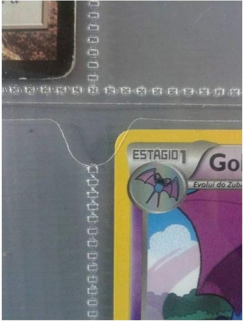 10 FOLHAS Plásticas para albuns YES - 9 bolsos (refil pacote com 10 folhas) Magic/Pokemon