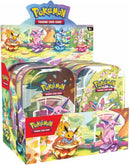 POKEMON TCG: SCARLET & VIOLET: PRISMATIC EVOLUTIONS MINI TIN DISPLAY (8ct) - 2 Packs Per Tin