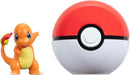 Pokémon Conjunto Clip 'N' Go Charmander com Pokéball