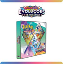 Álbum Pasta Fichário Pokemon Evoluções Prismáticas Capa Dura Reforçado Coleção Escarlate e Violeta