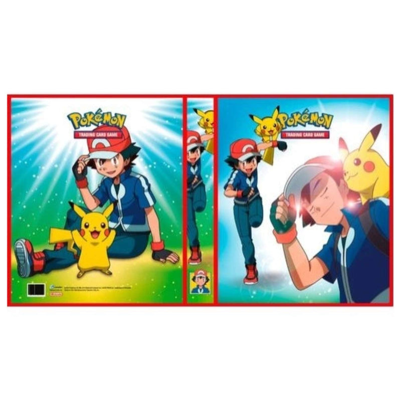 Álbum Pokémon Pasta tipo Fichário para Cards - ASH KETCHUM -Treinador