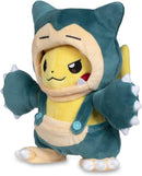 Pokémon Center: Fantasia Maniac Poké Snorlax Pikachu Poké de pelúcia, 20 cm