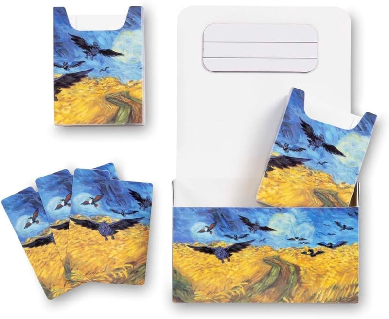 Pokemon Pokémon Center: Pokémon Center × Van Gogh Museum: Corviknight inspirado em Wheatfield with Crows Double Deck Box