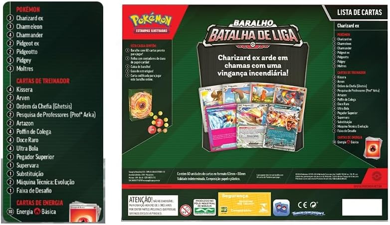 Deck Pokemon Charizard Ex Batalha De Liga Copag
