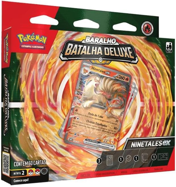 Pokémon - Deck Batalha Deluxe - Ninetales e Zapdos