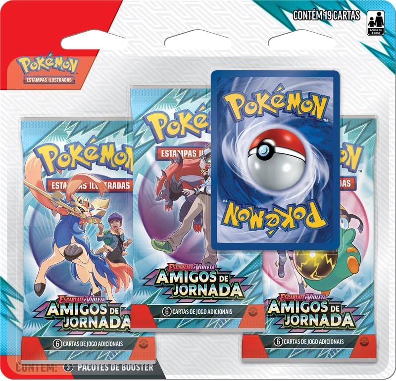 Pokémon TCG, Blister Triplo Yanma EV9 Amigos de Jornada