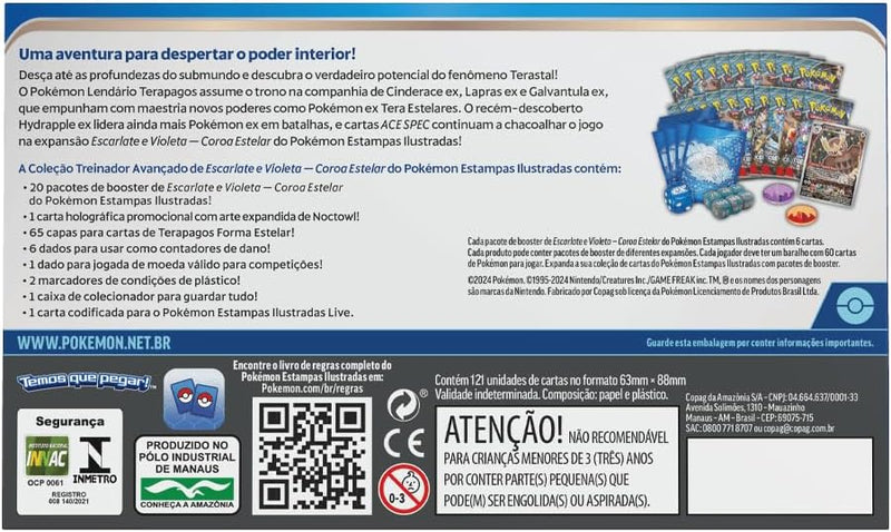 Pokémon TCG, Treinador Avançado Escarlate E Violeta 7 Coroa Estelar