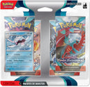 kit 2 Quádruplo Pack Boosters Cards Cartas Pokémon Escarlate e Violeta Fenda Paradoxal Arctibax e Cetitan Copag em português