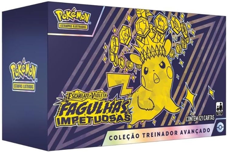 Pokémon TCG, Treinador Avançado Escarlate E Violeta 8 Fagulhas Impetuosas