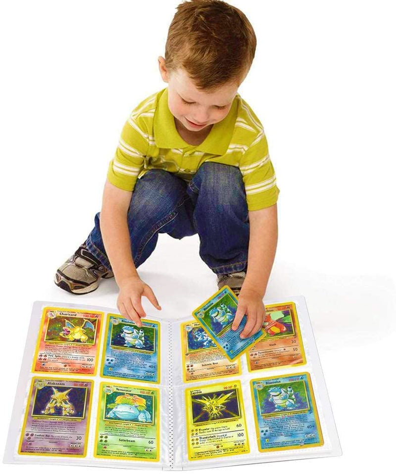 Fichário de porta-cartões compatível com cartão Pokémon, suporte de álbum de cartões, livro de cartões de fichário, melhor proteção de cartas para trocar, coloque até 240 cartões – Eevee&Bikachu
