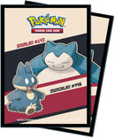 Protetores de baralho Pokemon Snorlax & Munchlax 65 quilates