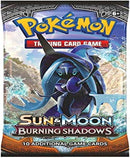 Pokemon 15071-S TCG Sun and Moon Burning Shadows Trading Card Booster Packet