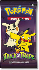 Pokemon 2023 Trick or Trade Mimikyu & Pikachu | 6 Mini Booster Packs