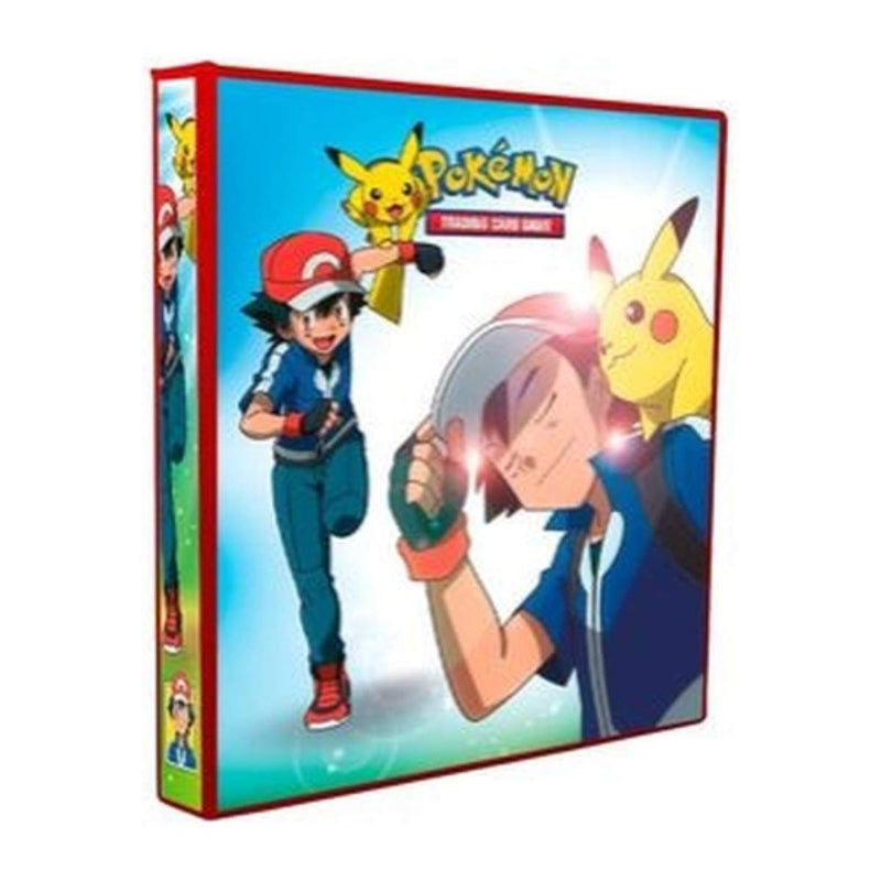 Álbum Pokémon Pasta tipo Fichário para Cards - ASH KETCHUM -Treinador