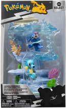 Figura Subaquatico Com Popplio Horsea, Pokemon - Sunny Brinquedos, Modelo: 3285, Cor: Multicor
