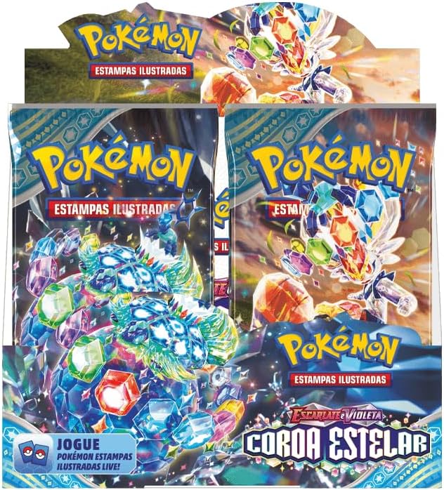 Pokémon, Box Display Escarlate E Violeta 7 Coroa Estelar TCG