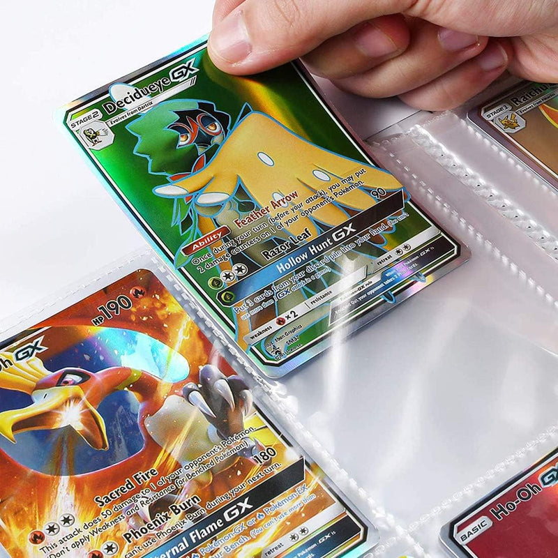 Album Compatible with Pokemon Cards, Pokemon Compatible Card Holder, Album Card Holder Compatible with Pokemon GX EX Cards, 30 Pages Holds Up to 240 Cards (Mewtwo) 