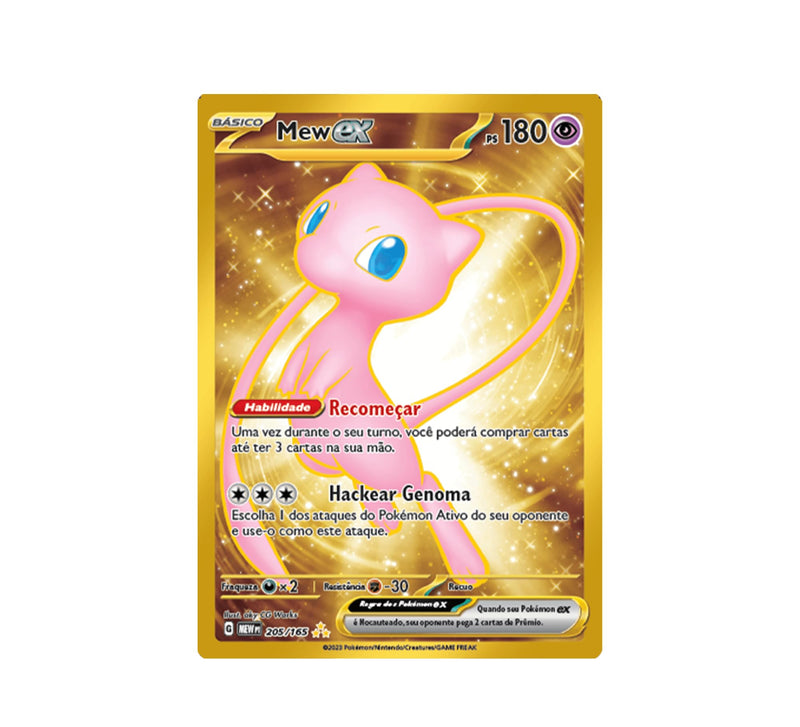 Box Pokémon Coleção 151 Mew Ex E Mewtwo, Cor: Estampado - Copag