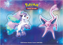 Pokémon TCG: Lata empilhável psíquica (3 pacotes de reforço e 2 folhas de adesivos)