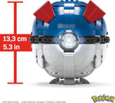 MEGA Pokémon, Blocos de Montar, Conjunto Pokébola Gigante com 299 peças e Suporte para Exibição, A partir de 10 anos