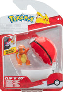 Pokémon Conjunto Clip 'N' Go Charmander com Pokéball