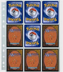 10 FOLHAS Plásticas para albuns YES - 9 bolsos (refil pacote com 10 folhas) Magic/Pokemon