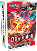 Desafio Estratégico Pre Release Pokémon Escarlate e Violeta Obsidiana em Chamas Copag Cards Cartas Boosters em português