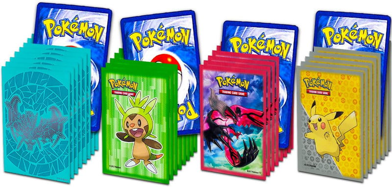 Mangas Pokemon para cartas com design Pacote a granel ~ 260 peças de capas de cartas Pokemon para jogar, capas protetoras de deck para 4 decks com Blastoise e mais (jogo de cartas colecionáveis Pokémon)