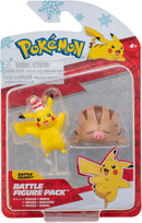 Pokemon Battle Figure 2 Pack (Holiday Pikachu